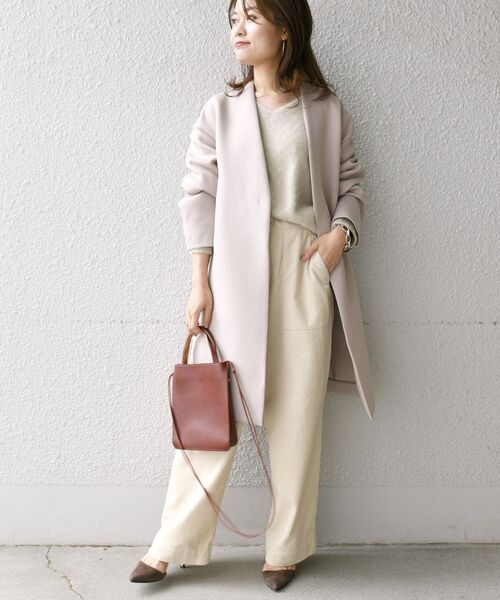 SHIPS(シップス)の「〈手洗い可能〉アムンゼンコート◇(その他アウター・レディース・ネイビー/ライトグリーン/ナチュラル/ライトピンク・38/36)」の7枚目の写真