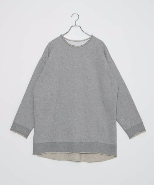 DING(ディング)の「DING/裏起毛ビッグスウェット(スウェット・レディース・ブラック/グレー/カーキ・FREE)」の7枚目の写真