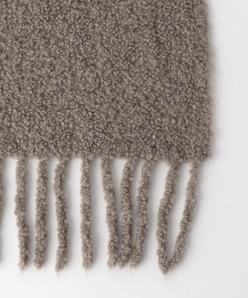 BEAUTY&YOUTH UNITED ARROWS（ビューティーアンドユースユナイテッドアローズ）の「BY アルパカソフトマフラー ◆（マフラー・レディース・モカ/ライム/オフホワイト・FREE）」の4枚目の写真