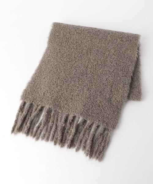 BEAUTY&YOUTH UNITED ARROWS（ビューティーアンドユースユナイテッドアローズ）の「BY アルパカソフトマフラー ◆（マフラー・レディース・モカ/ライム/オフホワイト・FREE）」の9枚目の写真