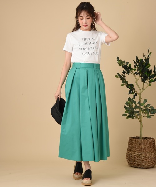 SOMETHING(サムシング)の「【SOMETHING】MESSAGE PRINT T-SHIRT HS(Tシャツ/カットソー・レディース・ホワイト/ベージュ/スモークピンク・FREE)」の15枚目の写真