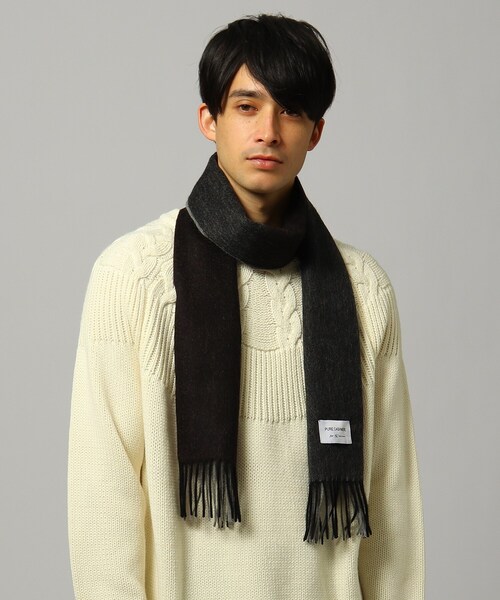 カシミヤセパレートマフラー ティーケー タケオ キクチ tk.TAKEO