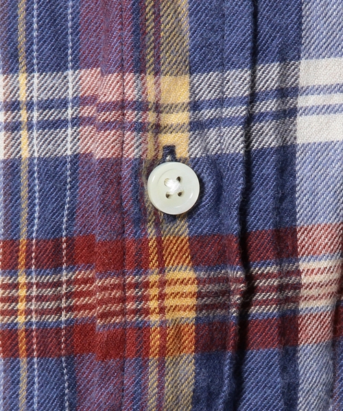 UNITED ARROWS(ユナイテッドアローズ)の「UAS ツイルタータンチェック クリンクルシャツ ◆(シャツ/ブラウス・メンズ・ベージュ/ネイビー・X-SMALL/X-LARGE/LARGE/MEDIUM/SMALL)」の12枚目の写真