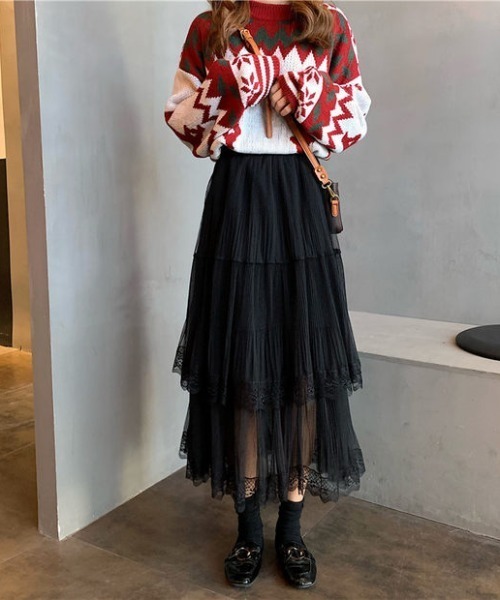 コムデギャルソン シアーティアードスカート COMME des GARCONS - 美品 コムデギャルソン COMME des GARCONS