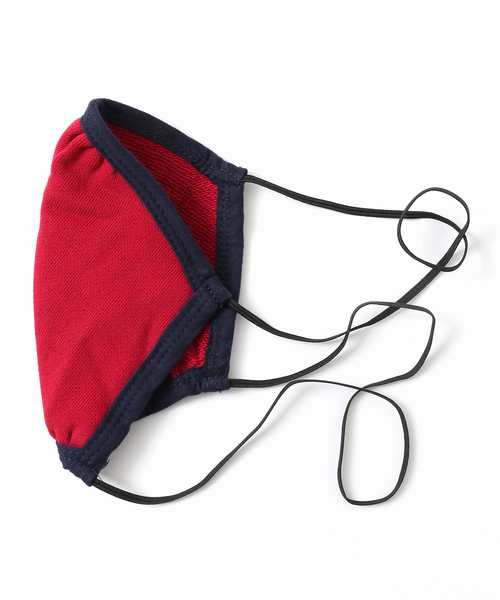 JOURNAL STANDARD（ジャーナルスタンダード）の「【LA APPAREL / ロサンゼルスアパレル】Dark Red/Washed Navy マスク（マスク・メンズ・レッド・FREE）」の2枚目の写真