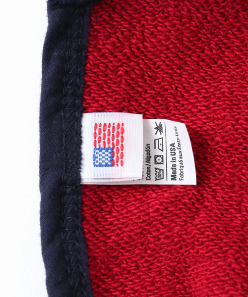 JOURNAL STANDARD（ジャーナルスタンダード）の「【LA APPAREL / ロサンゼルスアパレル】Dark Red/Washed Navy マスク（マスク・メンズ・レッド・FREE）」の5枚目の写真