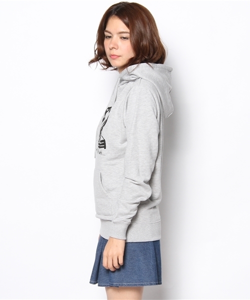 WEGO（ウィゴー）の「WEGO/ガールプリントスウェットパーカー（パーカー・レディース・アイボリー/杢グレー/ネイビー/ライトパープル・FREE）」の10枚目の写真