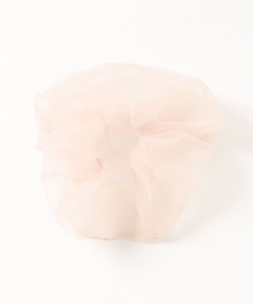 minia（ミニア）の「チュールビッグシュシュ　◇（シュシュ・レディース・ブラウン/ピンク/ライトベージュ/ホワイト/ブラック・FREE）」の5枚目の写真