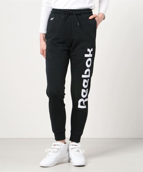 Reebok(リーボック)の「トレーニング エッセンシャルズ リニア ロゴ パンツ / Training Essentials Linear Logo Pants(スウェットパンツ・レディース・ブラック/ネイビー・SMALL/MEDIUM/LARGE/X-LARGE/X-SMALL)」の13枚目の写真