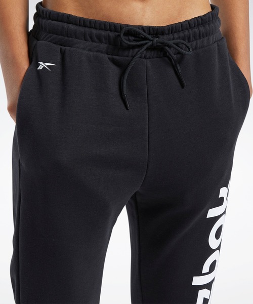 Reebok(リーボック)の「トレーニング エッセンシャルズ リニア ロゴ パンツ / Training Essentials Linear Logo Pants(スウェットパンツ・レディース・ブラック/ネイビー・SMALL/MEDIUM/LARGE/X-LARGE/X-SMALL)」の12枚目の写真