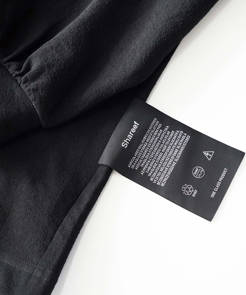 SHAREEF（シャリーフ）の「SCABROUS TEX FRONT DOT P/O（カーディガン/ボレロ・メンズ・ホワイト/ブラック/ネイビー/キャメル・1/2/3）」の6枚目の写真