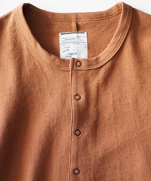 SHAREEF（シャリーフ）の「SCABROUS TEX FRONT DOT P/O（カーディガン/ボレロ・メンズ・ホワイト/ブラック/ネイビー/キャメル・1/2/3）」の13枚目の写真