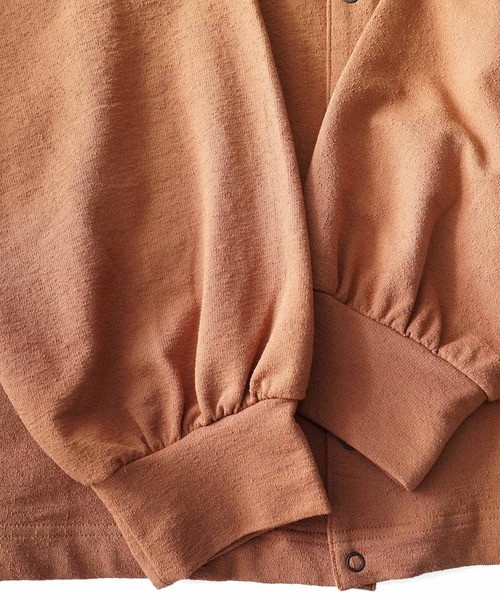 SHAREEF（シャリーフ）の「SCABROUS TEX FRONT DOT P/O（カーディガン/ボレロ・メンズ・ホワイト/ブラック/ネイビー/キャメル・1/2/3）」の8枚目の写真