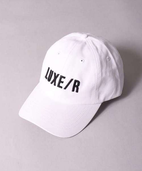 LUXE/R GOLF（ラグジュ ゴルフ）の「(RM)【LUXE/R GOLF】立体 コード 刺繍 ロー キャップ（キャップ・メンズ・ホワイト/ブラック・FREE）」の6枚目の写真