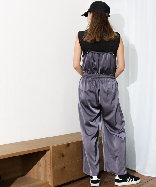 Per sist ence(パーシエンス)の「Per sist ence/パーシエンス ワッシャーサテンサロペット(サロペット/オーバーオール・レディース・ベージュ/チャコールグレー/ブラック・FREE)」の14枚目の写真