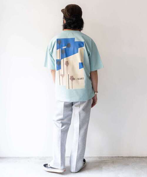 UNPERFECT（アンパーフェクト）の「[WEB限定]hiroshi nagai×UNPERFECT　半袖TEE（Tシャツ/カットソー・メンズ・ホワイト/ベージュ/ミント・4/3）」の3枚目の写真