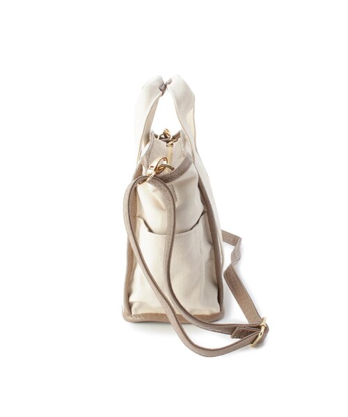 pink adobe（ピンクアドベ）の「◆【2WAY】キャンバス トートバッグ（トートバッグ・レディース・ベージュ系その他2/ブラック系/グレー系/ブラウン系9・00）」の16枚目の写真