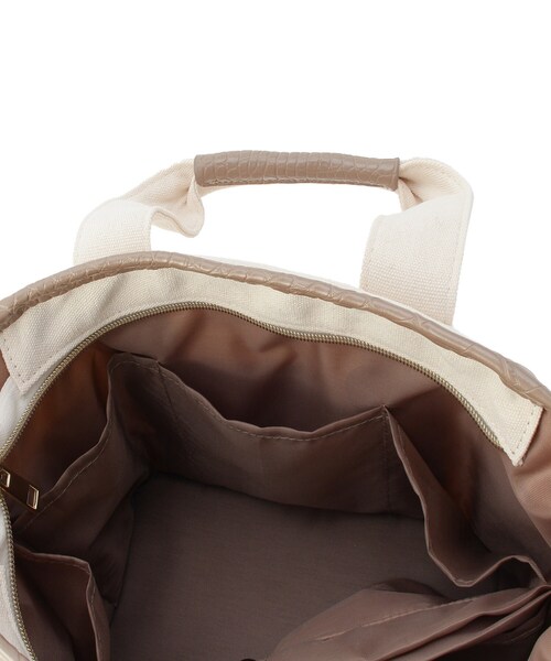 pink adobe（ピンクアドベ）の「◆【2WAY】キャンバス トートバッグ（トートバッグ・レディース・ベージュ系その他2/ブラック系/グレー系/ブラウン系9・00）」の13枚目の写真