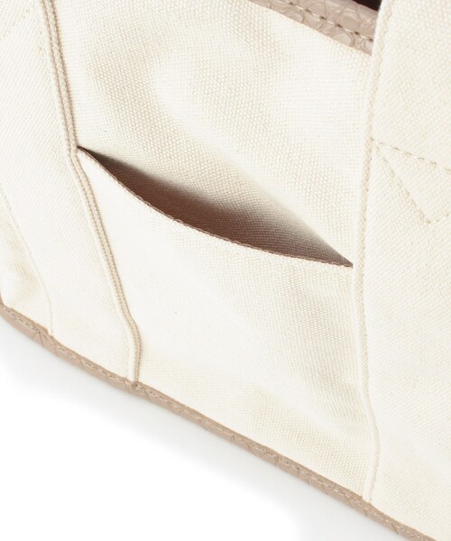 pink adobe（ピンクアドベ）の「◆【2WAY】キャンバス トートバッグ（トートバッグ・レディース・ベージュ系その他2/ブラック系/グレー系/ブラウン系9・00）」の15枚目の写真