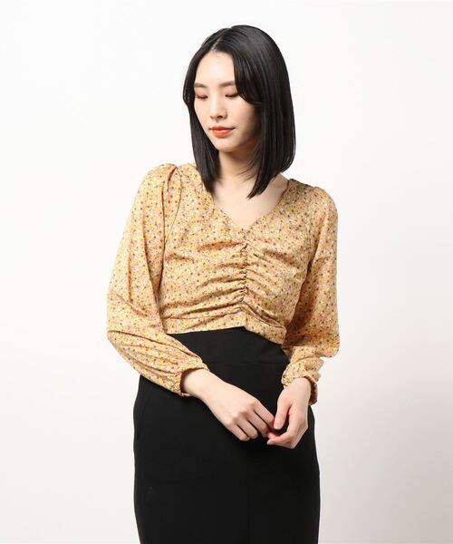 新品タグ付き✴︎IÉNA イエナ フリルギャザー ロングスリーブ 花柄 ブラウス 楽天市場】フリル（ブランドイエナ）（シャツ・ブラウス