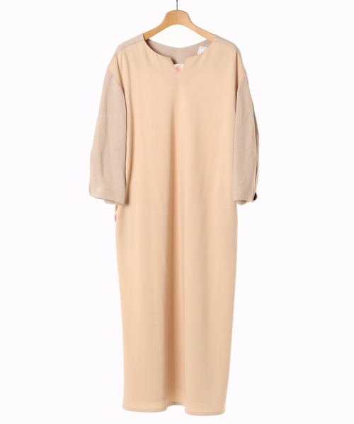 STELLA CIFFON（ステラシフォン）の「STELLA CIFFON×Soffitto別注 プリントワンピース（ワンピース・レディース・ベージュ・FREE）」の6枚目の写真