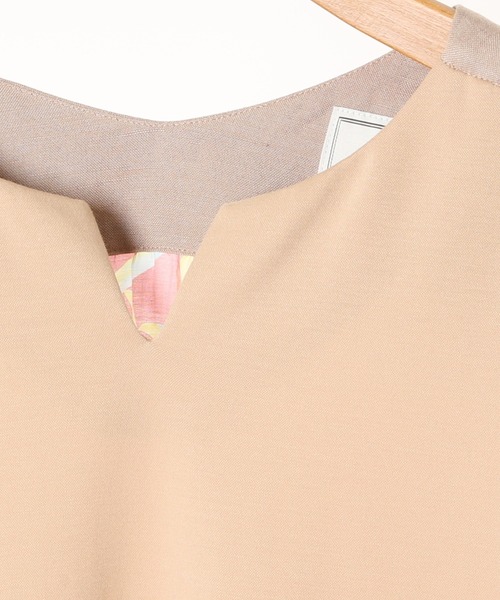 STELLA CIFFON（ステラシフォン）の「STELLA CIFFON×Soffitto別注 プリントワンピース（ワンピース・レディース・ベージュ・FREE）」の3枚目の写真