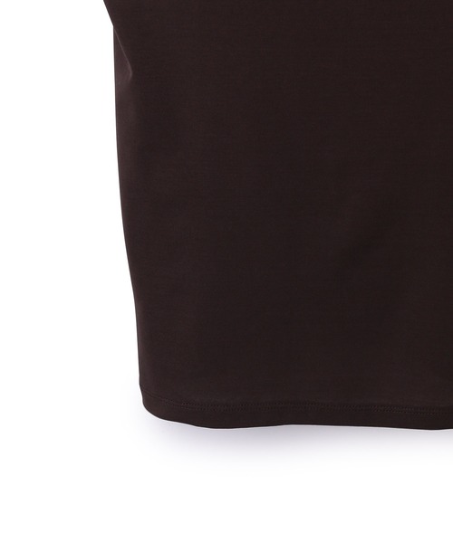 ADAM ET ROPE'（アダムエロペ）の「ブラカップ付きコットンキャミソール（キャミソール・レディース・ダークブラウン/ベージュ系その他・FREE）」の5枚目の写真