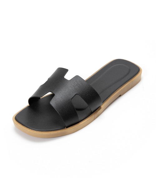 Newlyme（ニューリーミー）の「デザインベルトサンダル（サンダル・レディース・ホワイト/ブラック/ベージュ・MEDIUM/LARGE）」の10枚目の写真