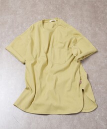 ▽【WEB限定】USAコットン ビッグポケットTシャツ