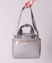 anello | (LF)【anello】多収納 10ポケット ミニ ボストンバッグ(ショルダーバッグ)