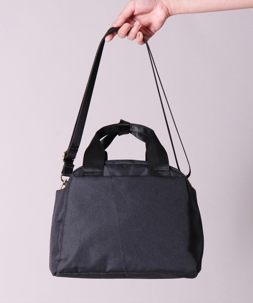 anello(アネロ)の「(LF)【anello】多収納 10ポケット ミニ ボストンバッグ(ショルダーバッグ・レディース・ライトグレー/ベージュ/ネイビー/ブラック・ONE SIZE)」の14枚目の写真