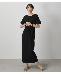 RIB BLOUSING ONEPIECE/リブブラウジングワンピース