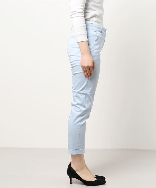 SISLEY（シスレー）の「ストレッチ裾ダブルシガレットパンツ（その他パンツ・レディース・ライトブルー/オフホワイト/ブラック/レモンイエロー・40/42/44/38）」の11枚目の写真
