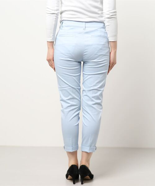 SISLEY（シスレー）の「ストレッチ裾ダブルシガレットパンツ（その他パンツ・レディース・ライトブルー/オフホワイト/ブラック/レモンイエロー・40/42/44/38）」の12枚目の写真