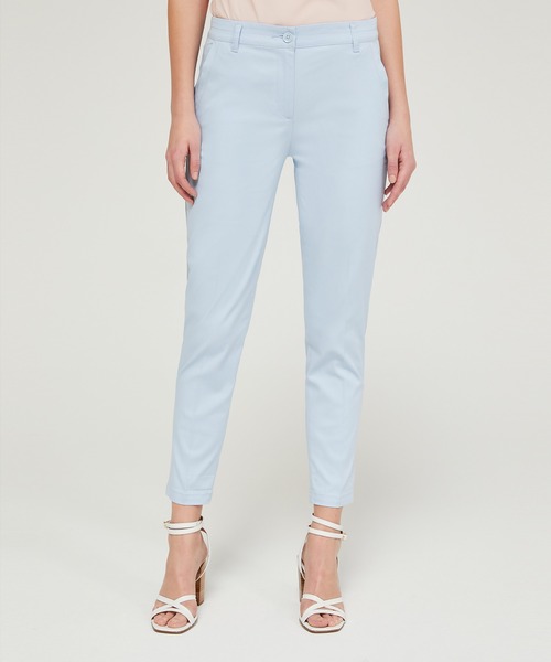 SISLEY（シスレー）の「ストレッチ裾ダブルシガレットパンツ（その他パンツ・レディース・ライトブルー/オフホワイト/ブラック/レモンイエロー・40/42/44/38）」の3枚目の写真