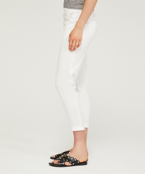 SISLEY（シスレー）の「ストレッチ裾ダブルシガレットパンツ（その他パンツ・レディース・ライトブルー/オフホワイト/ブラック/レモンイエロー・40/42/44/38）」の14枚目の写真