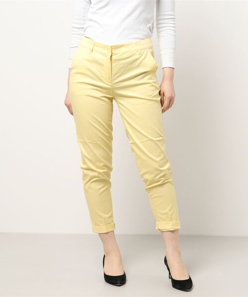 SISLEY（シスレー）の「ストレッチ裾ダブルシガレットパンツ（その他パンツ・レディース・ライトブルー/オフホワイト/ブラック/レモンイエロー・40/42/44/38）」の10枚目の写真