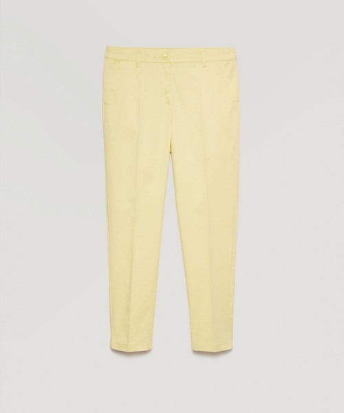 SISLEY（シスレー）の「ストレッチ裾ダブルシガレットパンツ（その他パンツ・レディース・ライトブルー/オフホワイト/ブラック/レモンイエロー・40/42/44/38）」の9枚目の写真