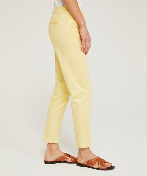 SISLEY（シスレー）の「ストレッチ裾ダブルシガレットパンツ（その他パンツ・レディース・ライトブルー/オフホワイト/ブラック/レモンイエロー・40/42/44/38）」の5枚目の写真