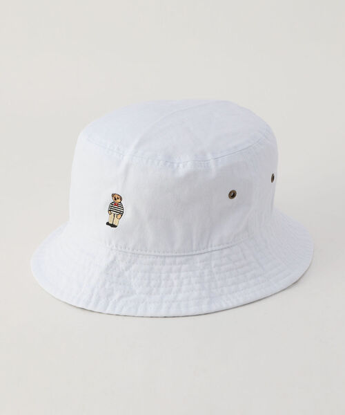 fredy repit（フレディレピ）の「ベアバケットハット21SS（ハット・レディース・オフホワイト/パープル/ブラック/ベージュ・FREE）」の2枚目の写真