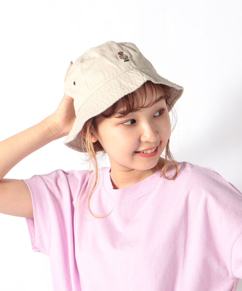 fredy repit（フレディレピ）の「ベアバケットハット21SS（ハット・レディース・オフホワイト/パープル/ブラック/ベージュ・FREE）」の10枚目の写真