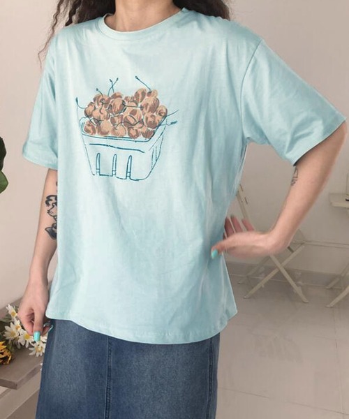 セール 手書き風イラストtシャツ Tシャツ カットソー Ulysses ユリシス のファッション通販 Zozotown セール 手書き風イラストtシャツ Tシャツ カットソー Ulysses ユリシス のファッション通販 Zozotown