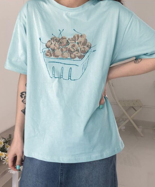 手書き風イラストｔシャツ