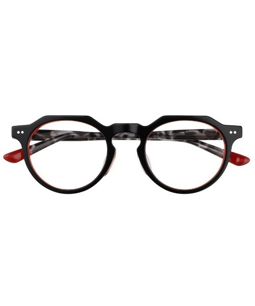 Zoff（ゾフ）の「ボストン型 めがね｜Zoff CLASSIC（メガネ・メンズ・ライトイエロー/ブラウン系その他/ブラック/ライトブラウン・FREE）」の5枚目の写真