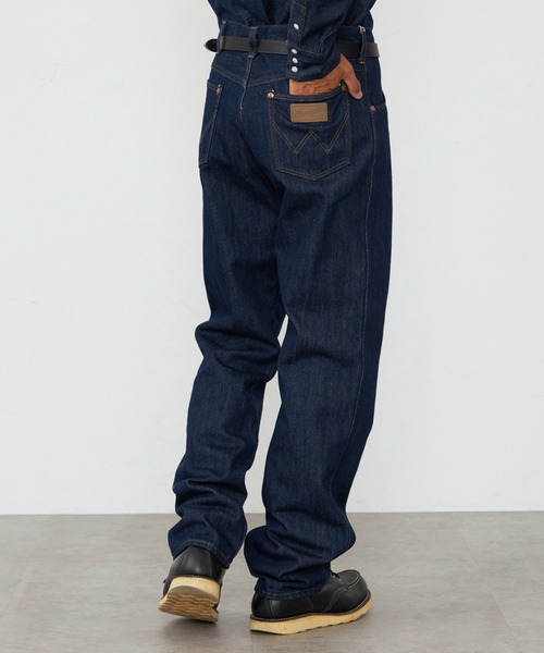 Wrangler（ラングラー）の「Wrangler/ラングラー13MWZ COWBOY CUT/ストレートデニムパンツ（デニムパンツ・メンズ・ワンウォッシュ/インディゴブルー・27inch/28inch/29inch/30inch/31inch/32inch/33inch/34inch/36inch/33/34/36/28/31/29/27/30/32）」の8枚目の写真