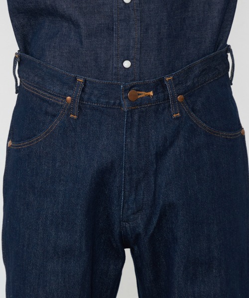 Wrangler（ラングラー）の「Wrangler/ラングラー13MWZ COWBOY CUT/ストレートデニムパンツ（デニムパンツ・メンズ・ワンウォッシュ/インディゴブルー・27inch/28inch/29inch/30inch/31inch/32inch/33inch/34inch/36inch/33/34/36/28/31/29/27/30/32）」の7枚目の写真