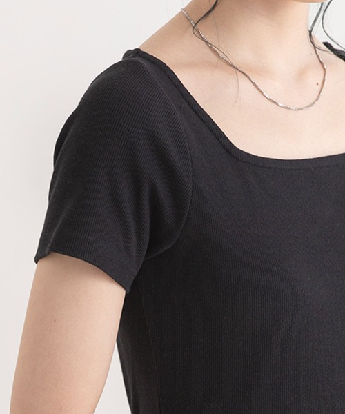 Newlyme(ニューリーミー)の「リブティアードワンピース(ワンピース・レディース・ブラック/ホワイト・MEDIUM/LARGE)」の13枚目の写真