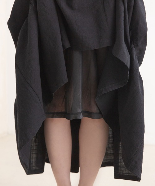 Newlyme(ニューリーミー)の「リブティアードワンピース(ワンピース・レディース・ブラック/ホワイト・MEDIUM/LARGE)」の10枚目の写真