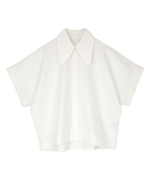 miette（ミエット）の「ﾃﾞｻﾞｲﾝｶﾗｰﾄﾞﾙﾏﾝﾜｲﾄﾞ比翼ｼｬﾂ（シャツ/ブラウス・レディース・ベージュ/ブラウン/オフホワイト・F）」の12枚目の写真