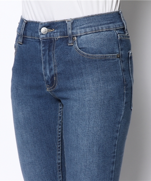 BEAUTY&YOUTH UNITED ARROWS(ビューティーアンドユースユナイテッドアローズ)の「BYBC CCHEAP MONDAY ブルーインディゴスキニー Ψ◆(デニムパンツ・レディース・ネイビー・26/27/28)」の3枚目の写真